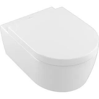 Villeroy & Boch Avento Wand-Tiefspül-WC mit WC-Sitz Weiß
