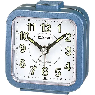 CASIO Quarzwecker "WAKE UP TIMER" Wecker,Leuchtzeiger und -ziffern,Schlafzimmer,Geschenkidee,Neo-Display, blau