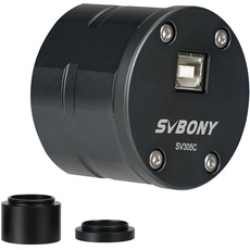 Svbony SV305C Teleskopkamera, 1,25 Zoll Farb IMX662 CMOS USB2.0 Planetenbildkamera, Astronomiekamera mit Hoher Bildrate für die Planetenastrofotografie