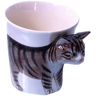 Tier/Katzen-Tasse Katze 3d Becher/Tasse mit Katzen-motiv Tasse Geschenk/Deko Keramik