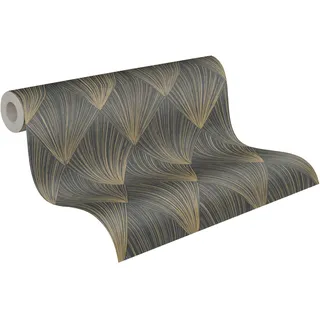 A.S. Création Metropolitan Stories II Vliestapete Art Deco gold schwarz FSC®