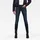 Mid Waist Jeans Medium Aged W27/L32 Blau