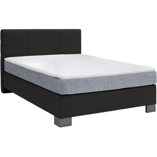 Hom`in BOXSPRINGBETT Schwarz - 120x200 cm