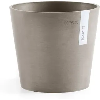 Ecopots Pflanztopf Amsterdam Mini Taupe 17 cm x 14,9 cm