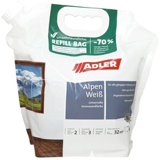 ADLER Refill-Bag Alpen-Weiß Wandfarbe in der 4,5l Nachfüllpackung