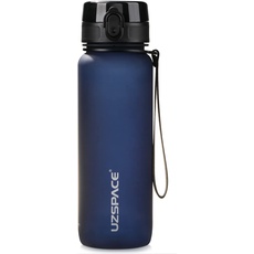 UZSPACE Trinkflasche 500ml/800ml/1L, Sport Trinkflasche Kinder Auslaufsicher, Tritan & BPA-frei Wasserflasche für fahrrad, fitness,Outdoor