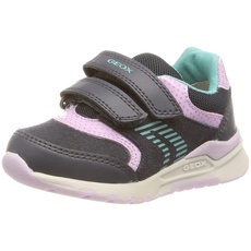 Geox Baby Mädchen B Pyrip Girl A Sneakers,21 EU,Navy Orchid