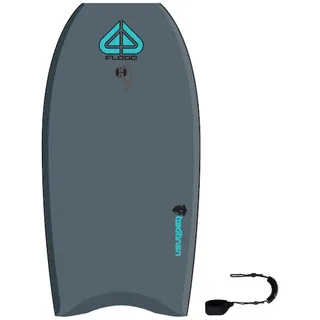 FLOOD Bodyboard Usurper 44 Graphit Aqua Surfboard Schwimmbrett Boogieboard