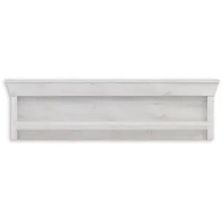 Forte Kashmir Wandboard 122 x 24,5 x 33,8 cm Weiß