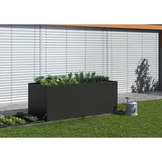 KGT Aluminium-Hochbeet 205 x 91 x 77 cm Grau