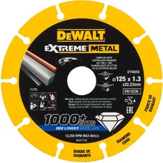 Bild von DT40252 Extreme Metal Diamanttrennscheibe 125x1.3mm, 1er-Pack