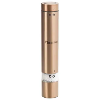 Bestron Elektrische Gewürzmühle 18,2 cm Braun unbefüllt