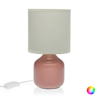 Tischlampe Basic aus Keramik (14 x 26 x 14 cm) Farbe: Rosa - Türkis