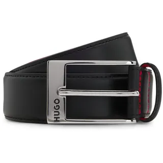 Hugo Barney Gürtel Leder 115 cm schwarz