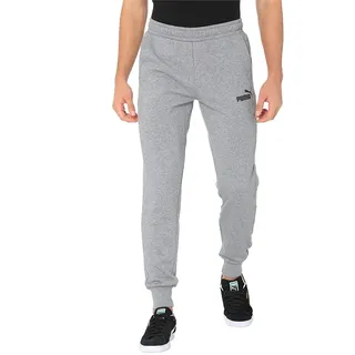 Puma Essentials Logo Terry-Jogginghose CL medium gray heather 4XL