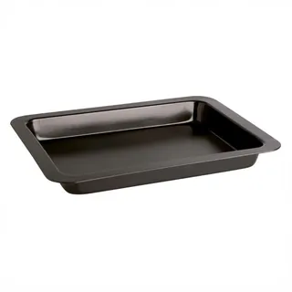 Quid Sweet Grey Backblech aus lackiertem Stahl, 42 x 32 x 4 cm, Schwarz