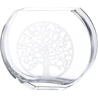 Casablanca by Gilde »Lebensbaum« Vase aus Glas, farblos