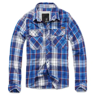 Brandit Textil Brandit Check Shirt Herren Baumwoll Hemd blau, Größe XL