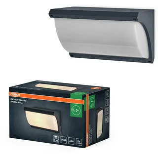 Osram Außenleuchte Aluminium 14,8 cm E27 IP54 dunkelgrau