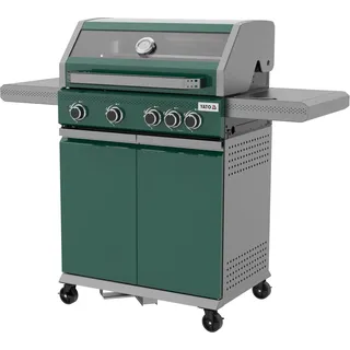 Gasgrill 4+1 Brenner 14,5 kW Grün