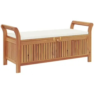 vidaXL Garten-Truhenbank 126 x 60 x 50 cm Braun