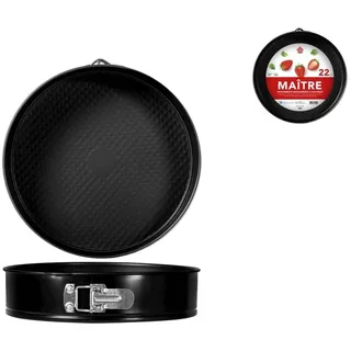 Tortenform Home aus Edelstahl mit Antihaftboden Modell 'maitre' Cm 22