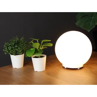 Tischleuchte City Kugel Ø20cm - Weiß