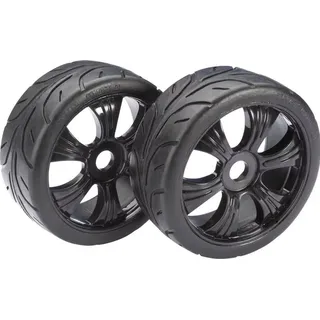 Absima Reifen 1:8 Kompletträder Street Schwarz