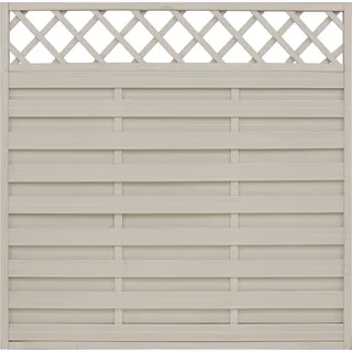 Andrewex Sichtschutzzaun Element Country 180 cm x 180 cm cream