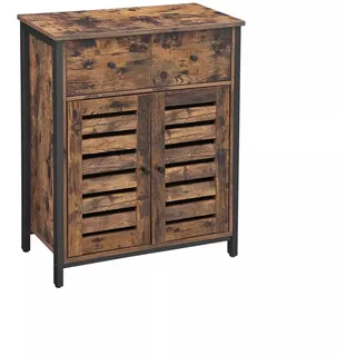 In And OutdoorMatch Sideboardschränke Jip - Industrial - Konsolentisch - Flurtisch - Beistelltisch - 70x30x80cm - Braun