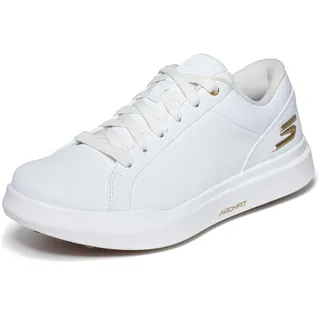 SKECHERS Damen Go Golf Drive 6 Turnschuhe, White/Gold, 39 EU