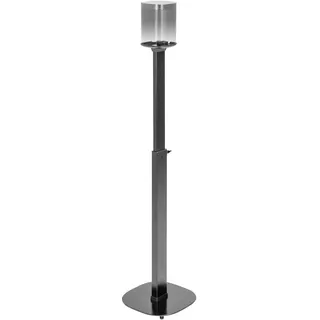 RICOO 1 x Lautsprecherständer Lautsprecher Ständer für SONOS ONE & SL LH073 Boxenständer höhenverstellbar Bodenständer Boxen Standfuß Stativ Speaker Stands mit Kabelführung