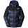 Hooded Jacke Estate Blue/Black Heather 34