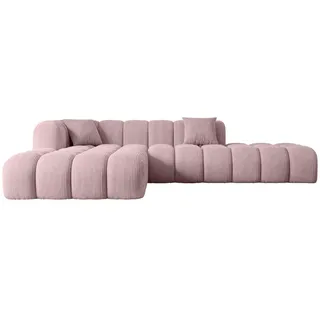 altdecor Eckcouch 6-Sitzer Rosa
