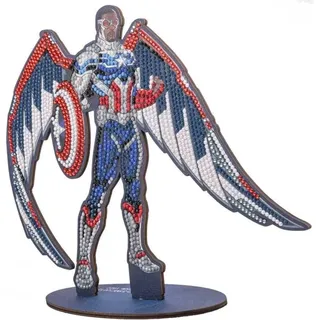 CRYSTAL ART Diamantov Kleiner Ofen XL Avengers: Falcon