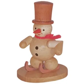 Weihnachtsdekoration Schneemann mit Instrument Höhe 8cm NEU Schnee Eismann