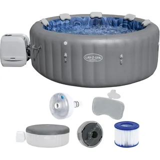 BESTWAY Santorini HydroJet Pro Ø 216 x 80 cm Grau/Mehrfarbig