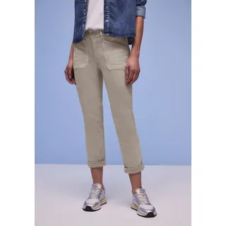 STREET ONE Cargo Jeans beige washed), 30,