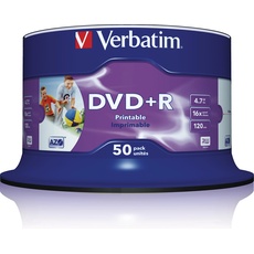 Bild von DVD+R 4,7 GB 16x bedruckbar 50 St.