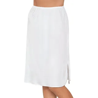 Unterrock NINA VON C. "Halbrock Länge 60 cm Elegance", Damen, Gr. 40, weiß, Obermaterial: 81% Viskose CV. 19% Polyester PES., Röcke Unterrock