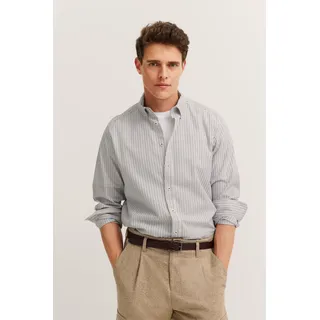 bugatti Langarmhemd »Modern Fit« gestreift mit Easy-Care Funktion