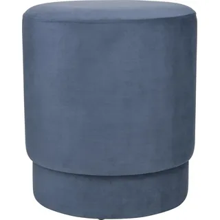 Sitzhocker Dark Wonder Ø 40 cm H: 45 cm Blau
