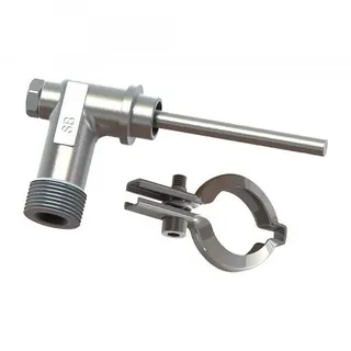 Solarbayer PremiumPlus AL Fühler T-Stück 3/4"AG Edelstahl + O-Ring/Klemmschelle