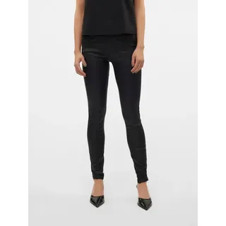 Vero Moda Flash Skinny Coated Jeans Black XS 30