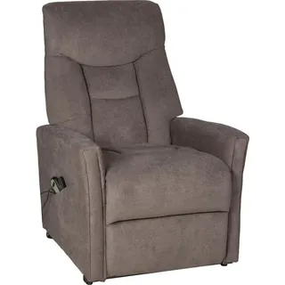 Duo Collection Massagesessel Cadillac Polyester 77 x 114 x 98 cm grau mit elektrischer Aufstehhilfe