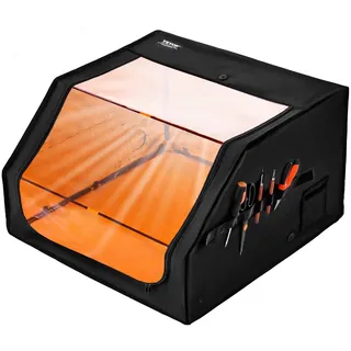 Vevor Lasergravierer Gehäuse, 800 x 800 x 500 mm, feuerfeste Schutzhülle, mit Abluftventilator & -rohr, isoliert Rauch, Lärm & schützt die Augen, Laser Gehäuse passt für die meisten Lasergravierer