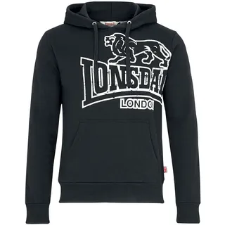 Lonsdale London Tadley Männer Kapuzenpullover schwarz 3XL 60% Baumwolle, 40% Polyester Streetwear