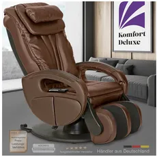 Bild Massagesessel Komfort Deluxe mit Wärmefunktion, Fernsehsessel rollbar, Drehbar, Relaxsessel