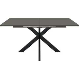 Mäusbacher Vitrum 75 x 210 x 0 cm schwarz feinstruktur/glas anthrazit glanz