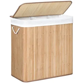 Songmics Wäschekorb mit Deckel